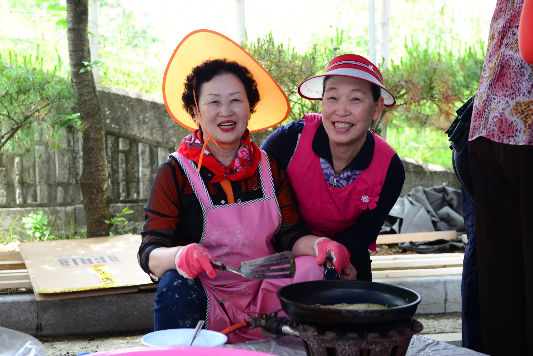 사랑의 바자회 현장 1