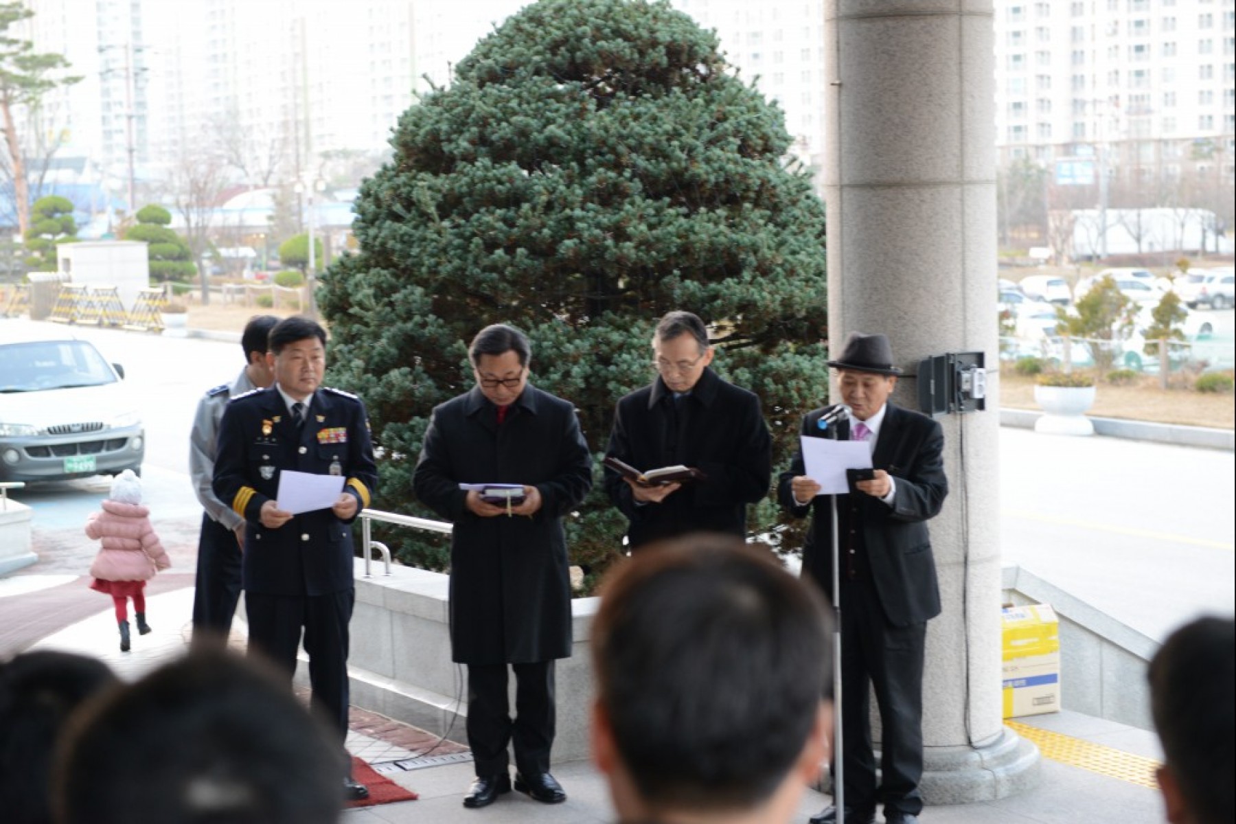 2015년 아산경찰서 성탄트리 점등식